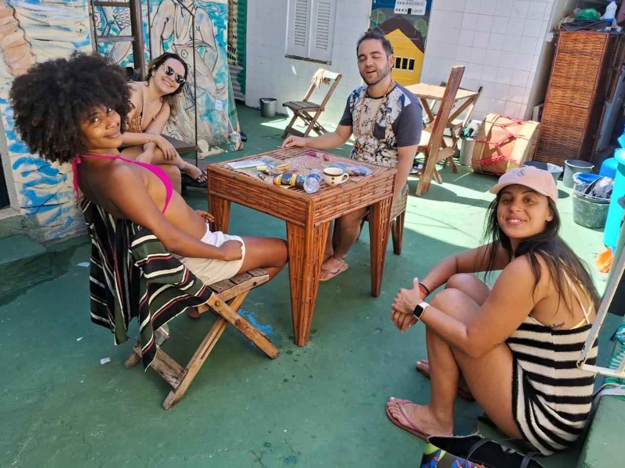 Hostel Sol Da Barra Salvador Bagian luar foto